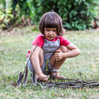 Dad Next Door Give them a stick