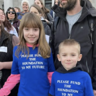 Washington child care budget cuts rally